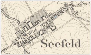 Seefeld na przedwojennym planie