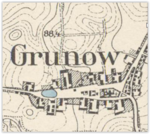Grunow na planie z początku XX wieku